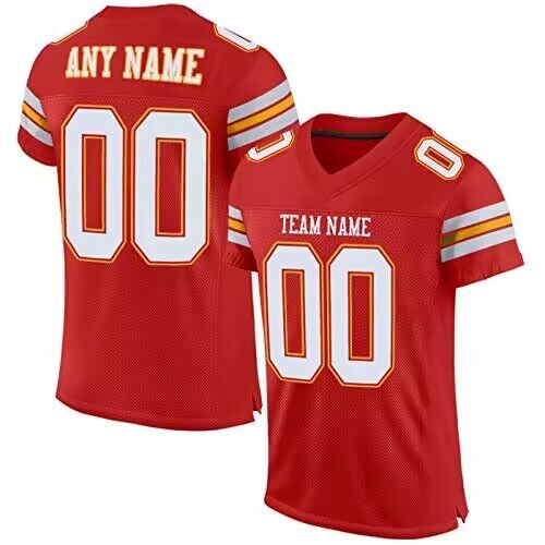 2024 Youth  NFL custom throwback red nike jersey